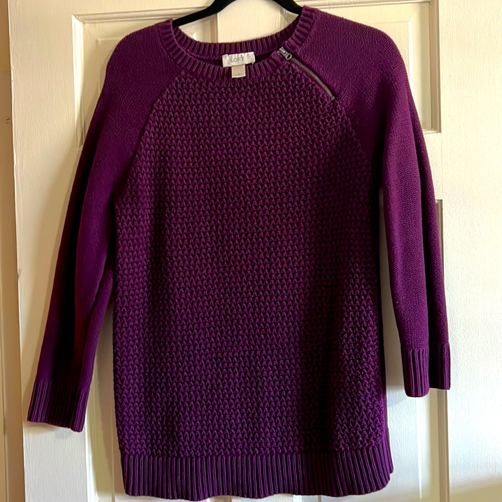 Ann Taylor Loft 3/4 sleeve sweater